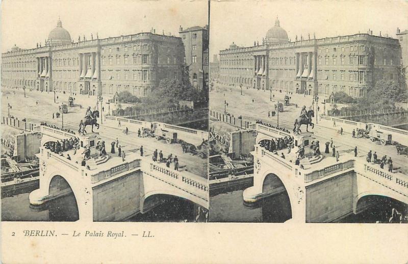 Lot 6 early stereo  stereographic views all GERMANY Berlin Hamburg 