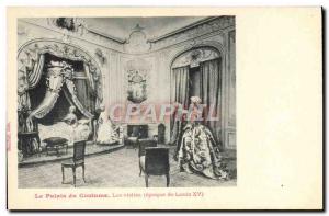 Postcard Old Fashion Palace costume Visits Louis XV Era