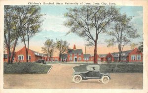 IOWA CITY, Iowa IA   CHILDREN'S HOSPITAL~State University    ca1920's Postcard