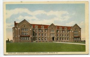 Dormitory Northern Illinois University De Kalb Illinois 1920s postcard