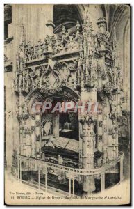 Old Postcard Bourg Brou Church Mausoleum of Margaret of Austria