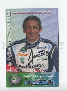 435620 SPORT RACING CAR Jean-Cristophe Boullion Autograph postcard