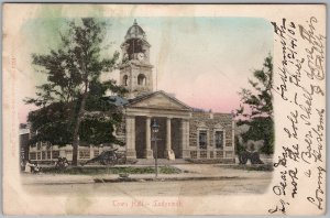1906 Ladysmith Town Hall Natal South Africa Postcard H83