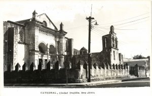dominican republic, TRUJILLO, Cathedral of Santo Domingo (1960s) RPPC Postcard
