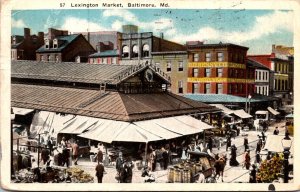 Maryland Baltimore Lexington Market 1919