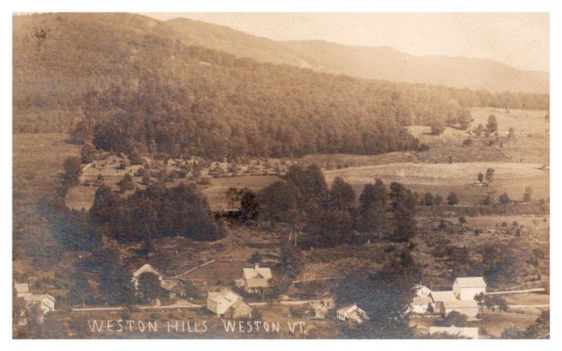 Aerial View of Weston Hills  Vermont ,  RPC