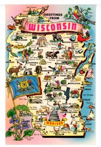 WI - Wisconsin Map