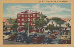 Postcard Hotel Carlton Rehoboth Beach DE Delaware 1959
