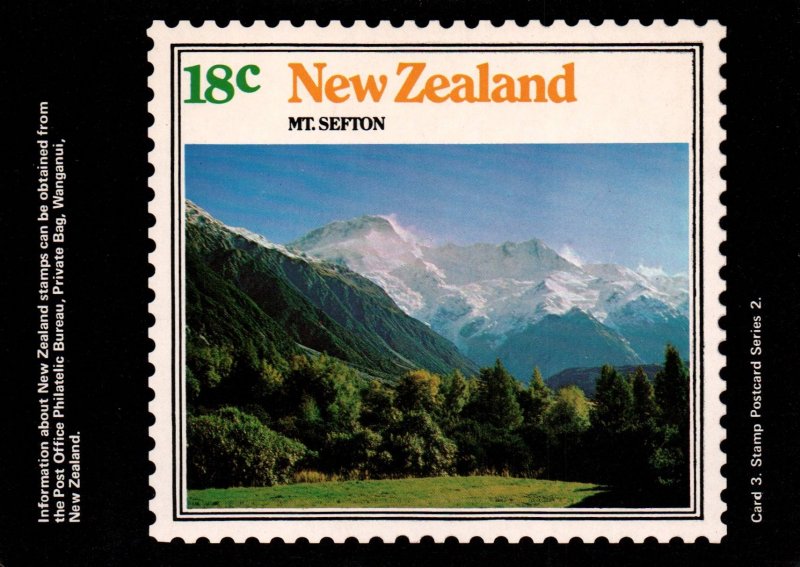 Mt Sefton,New Zealand Stamp BIN