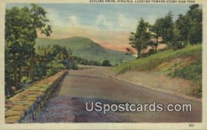 Stony Man Peak - Skyline Drive, Virginia VA Postcard