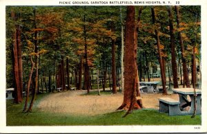 New York Beacon Bemis Heights Saratoga Battlefield Picnic Grounds Curteich