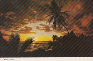 Hawaii Kailua Beautiful Kona Sunset 1980