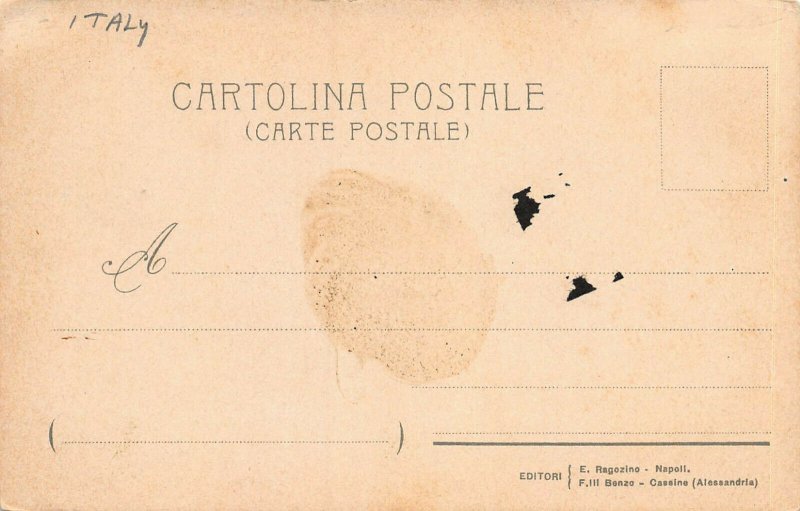 Casa Dei Vettin, Pompei, Italy, Very Early Postcard, Unused