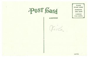 Vintage Penn Station Winona Lake, Indiana Depot Postcard