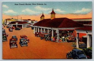 New French Market   New Orleans  Louisiana    Postcard