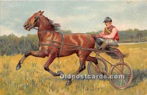 Horse and Cart Horse Racing Unused 