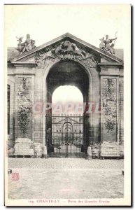 Old Postcard Chantille Gate of the Great Stables