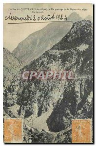 Old Postcard Valley of Quayras Htes Alps A Passage of the Alpine Road A tunnel