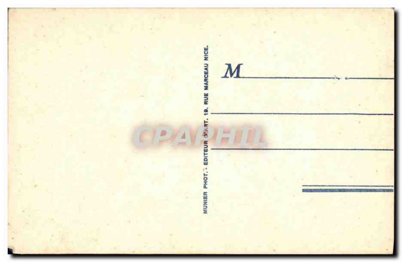Old Postcard Monaco Rocher