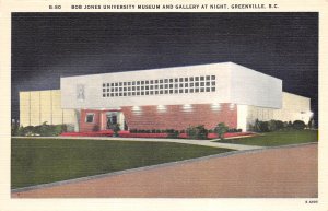 Greenville South Carolina 1940s Postcard Museum & Gallery Bob Jones University