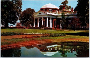 VINTAGE POSTCARD THE HOME OF THOMAS JEFFERSON AT MONTICELLO Y283