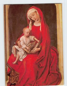 Postcard Virgin and Child By Rogier van der Weyden, Prado, Madrid, Spain