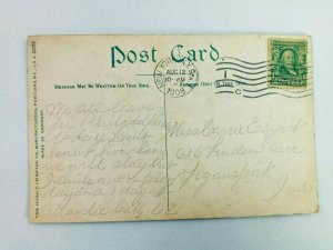 Vintage Postcard Ossining on Hudson NY Sing Sing Prison Posted 1908