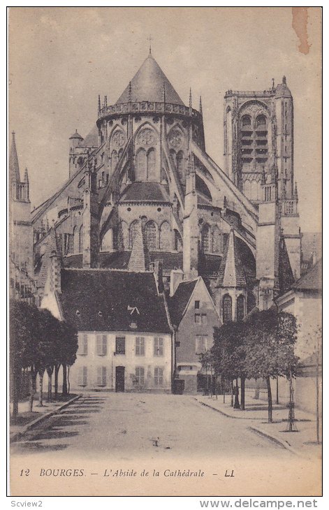 L'Abside De La Cathedrale, Bourges (Cher), France, 1900-1910s