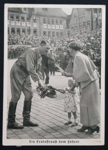 GERMAN THIRD 3rd REICH ORIGINAL POSTCARD REICHSPARTEITAG NUREMBERG 1938