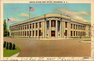 Vintage New York Postcard  - New US Post Office - Rochester NY