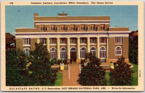 Buckstaff Baths U. S. Reservation Hot Springs National Park Arkansas AR Postcard