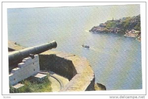 View from Queen´s Battery, Signal Hill looking at Fort Amherst, St. John's, ...