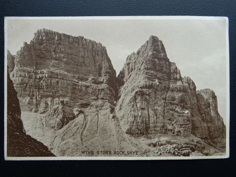 Scotland Isle of Skye STORR ROCK c1920's Old Postcard by G. MacKay of Portree