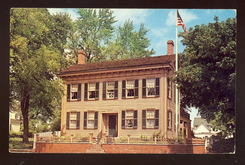 Springfield, Illinois/IL Postcard, The Home Of Abraham Lincoln, 1961!