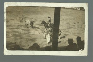 Lima PERU RP 1920 BULL FIGHTING Fight Arena MATADOR Picador TORO Lance BULLFIGHT