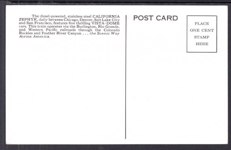 The California Zephyr Train