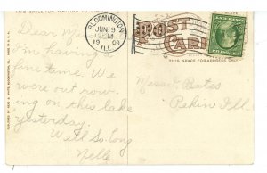 IL - Bloomington. Houghton's Lake, Amusement Pavilion ca 1909