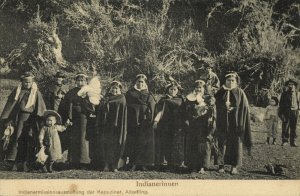 chile, Quilakahuin Mission Station, Native Indian Women (1910s) Postcard