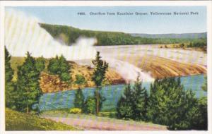 Overflow From Excelsior Geyser Yellowstone National Park