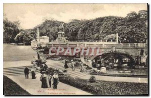 Old Postcard Metz Fountain of the Emperor