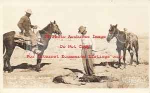 Mexico Border War, RPPC, Dead Bandit Being Identified in Columbus NM, Horne