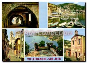 Modern Postcard The French Riviera miracle of nature Villefranche Alpes Marit...