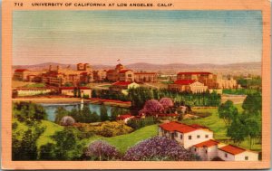 Los Angeles, California University of California, Aerial View, Mountains-A33 