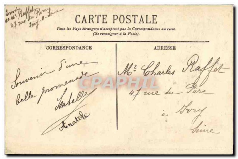 Postcard Old Saint Cloud park Devil's Bridge