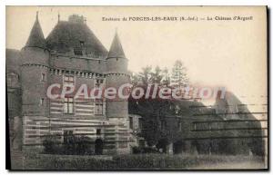 Postcard Old Forges Les Eaux Le Chateau D'Argueil