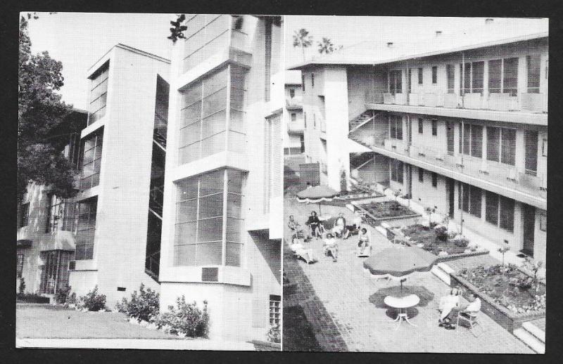 Stivers Apartments Outside View Pasadena CA Unused c1940s