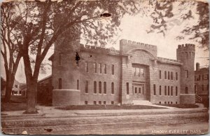 View of the Armory, Everett MA Undivided Back Vintage Postcard S53