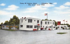 LPD80     Columbus  Ohio  Postcard   Rt 40 Motel