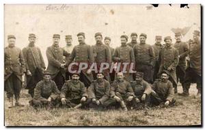 PHOTO CARTE Ayoes Loiret Army Soldiers