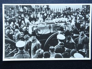 FUNERAL OF HIS LATE MAJESTY KING GEORGE V c1936 RP Postcard Raphael Tuck 3919D